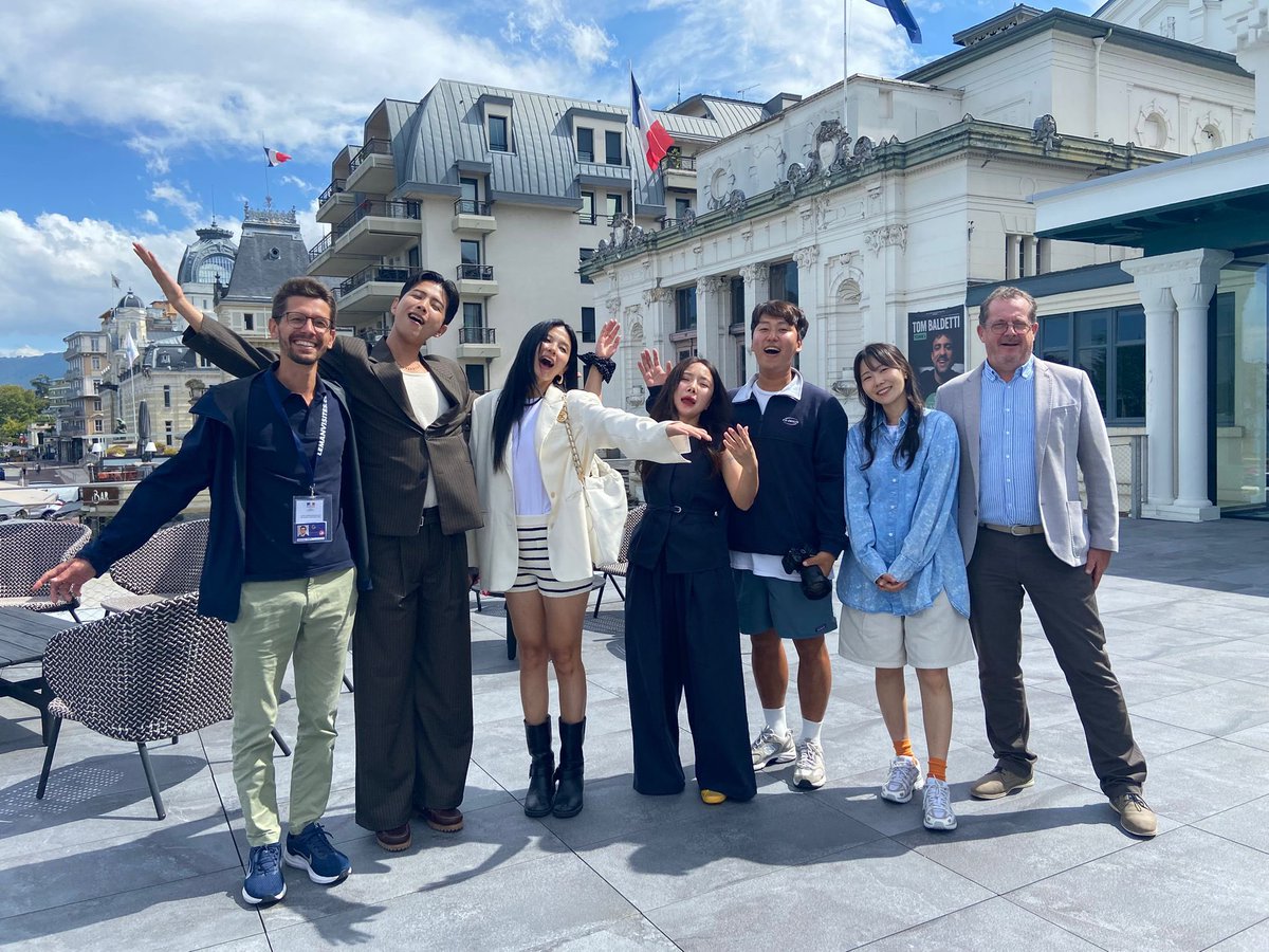 Accueil de blogueurs coréens 🇰🇷à #Evian #atoutfrance #auvergneRhoneAlpesTourisme #HauteSavoieMontBlanc