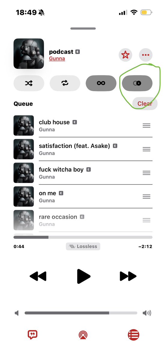 david_the_7th's tweet photo. @cfr_choppaa  music get this feature sha. It’s called “mix” but e dey iOS 26 wey dey come out September. I dey use the beta version for like a month now and I Dey enjoy the mix feature. So  fan boys calm downs Spotify dey always copy us https://t.co/891bcSPaFf