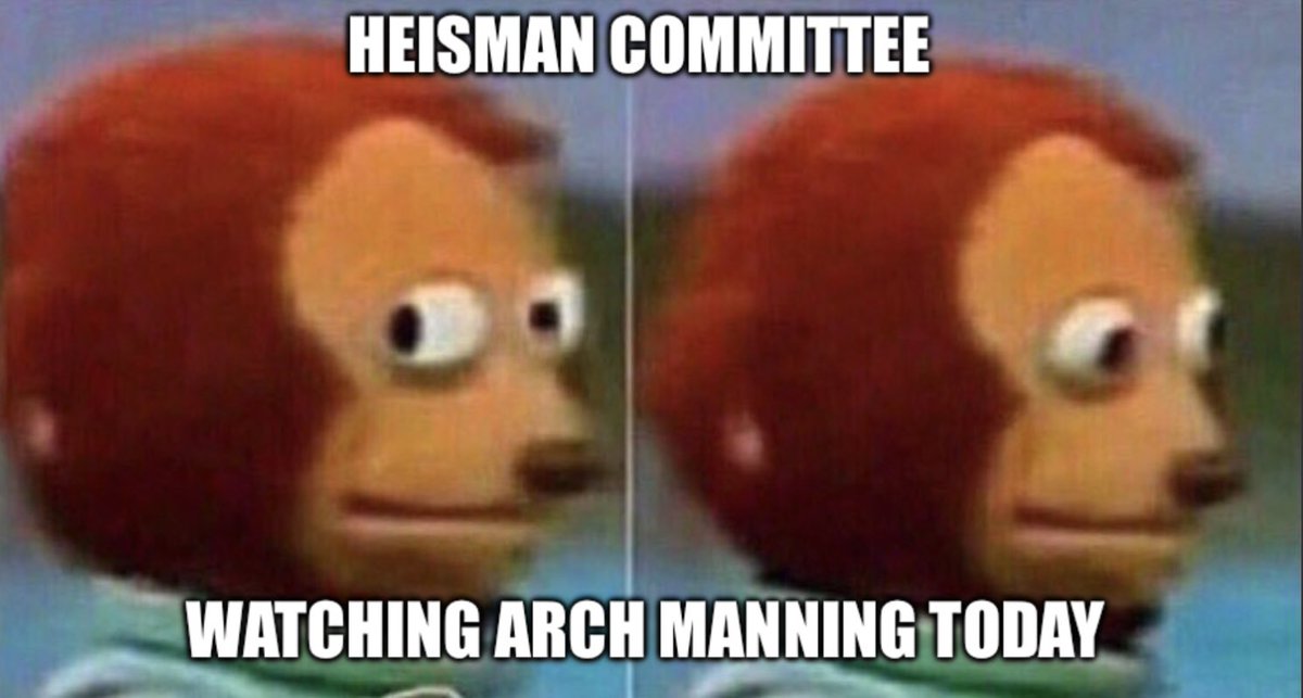 All the people at <a href="/TexasFootball/">Texas Football</a> that spent the off-season overhyping <a href="/ArchManning/">Arch Manning</a> got some splainin' to do