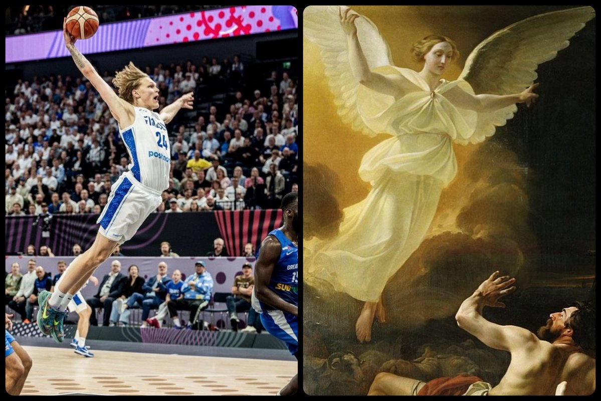 ArtButMakeItSports (@artbutsports) on Twitter photo <a href="/EuroBasket/">FIBA EuroBasket</a> The Angel Appearing to the Shepherds, by Peter Petrovsky, 19th c, ๐ธ by Joonas Caven <a href="/EuroBasket/">FIBA EuroBasket</a> The Angel Appearing to the Shepherds, by Peter Petrovsky, 19th c, ๐ธ by Joonas Caven