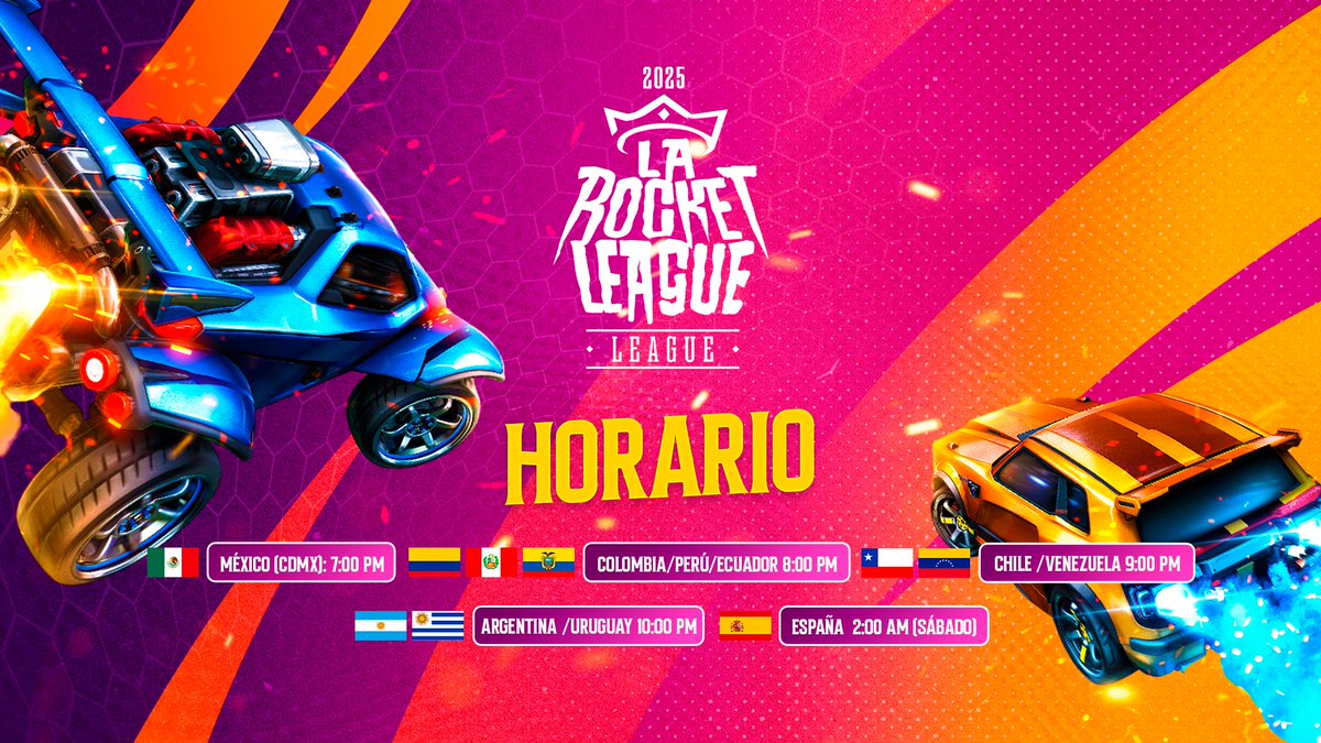 DEDsafio (@dedsafio) on Twitter photo 🚀 ¡Estos son los horarios de la Rocket League League!
📅 30 de agosto | 7 PM (CDMX)
👑 16 Presidentes
💸 6,000 USD en premios
Pasen la voz y únanse a la transmisión para ver quién se lleva la gloria… 🗣️
Y Presenciar en acción el nuevo Objeto de Echo 👀🔥
<a href="/RocketLeague_ES/">Rocket League en español</a> 🚀 ¡Estos son los horarios de la Rocket League League!
📅 30 de agosto | 7 PM (CDMX)
👑 16 Presidentes
💸 6,000 USD en premios
Pasen la voz y únanse a la transmisión para ver quién se lleva la gloria… 🗣️
Y Presenciar en acción el nuevo Objeto de Echo 👀🔥
<a href="/RocketLeague_ES/">Rocket League en español</a>