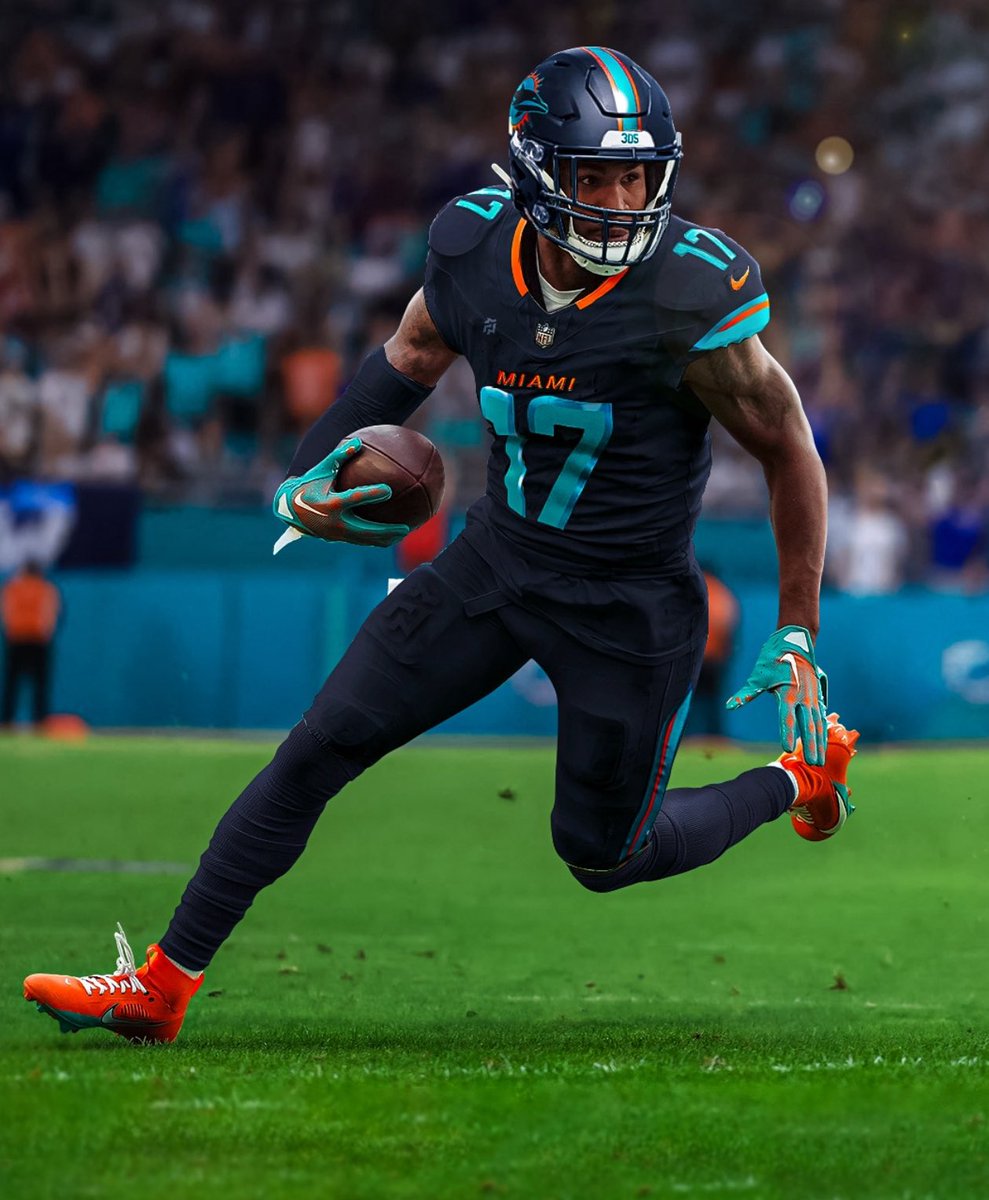 Another look at the new rivalry jersey worn by Waddle