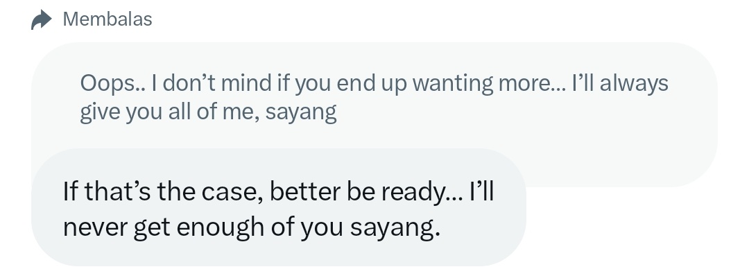 Beginilah, keduanya sama-sama tempting