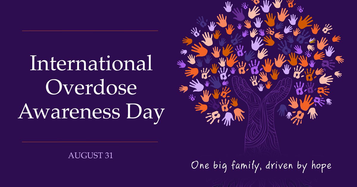On this final day of August, we highlight the importance of overdose awareness and the dangers of drug addiction. 
For more info, visit: oasas.ny.gov, or if you or a loved one are in need of assistance, call the 24/7 HOPEline at 1-877-8HOPENY or Text HOPENY (467369)