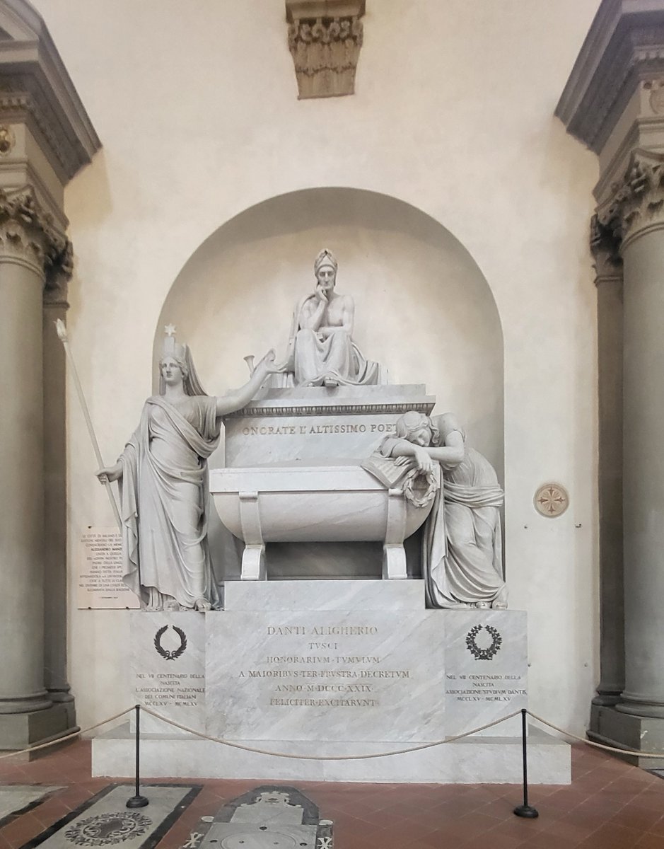 Saechsischer's tweet photo. Grabmonumente von Galileo, Michelangelo, Dante (nicht anwesend, da aus der Stadt genötigt) und Machiavelli. https://t.co/jC7khSHGsW