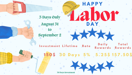miningnumeric's tweet photo. Special Labor Day 2025
3 Days Only !
August 31 to September 2
Investment: 150$ 
Rate: 5%
Lifetime: 30 Days 
Daily Rewards: 5.25$
Total Rewards: 157.50$ 

#CloudMining #Crypto #Reward #Cryptocurrency #Mining #BTC #Investment #investing #cryptomonnaie #PassiveIncome #Altcoin #Bitcoin #memecoin 

https://t.co/TDsOqzEwx3