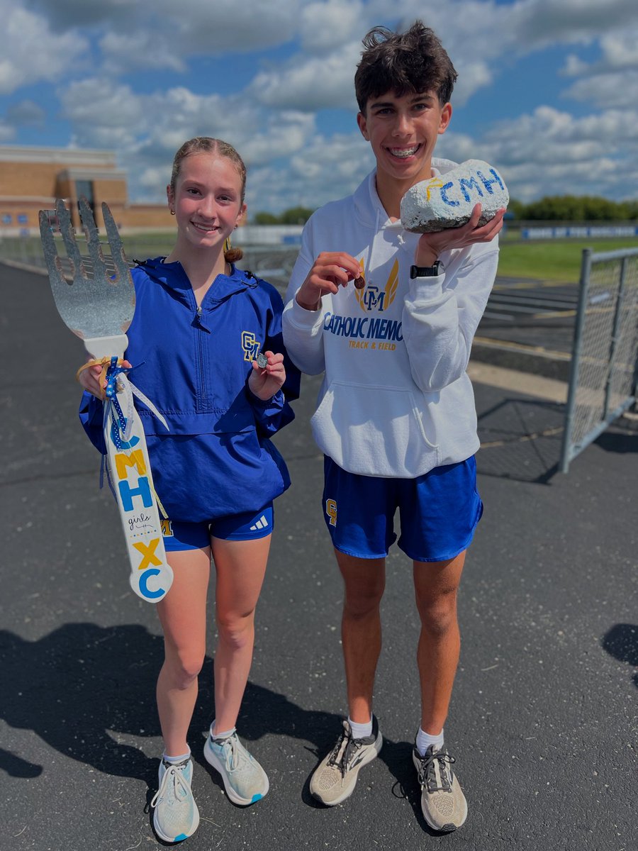 Our CMH Boys and Girls Cross Country team kicked off the season at the Glenn Harold Invitational at Watertown High School. Congratulations to our medal winners Brady Waldvogel, Finn Ohm, and Julia Nicholas! Go Crusaders!