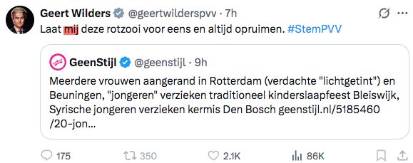 Laat "mij" stelt #Wilders . Louis  XIV, absoluut monarch, beweerde ooit hetzelfde: "L'etat, c'est moi". Welk een ondemocratische hoogmoed. Grappig - en triest tegelijk. #PVV