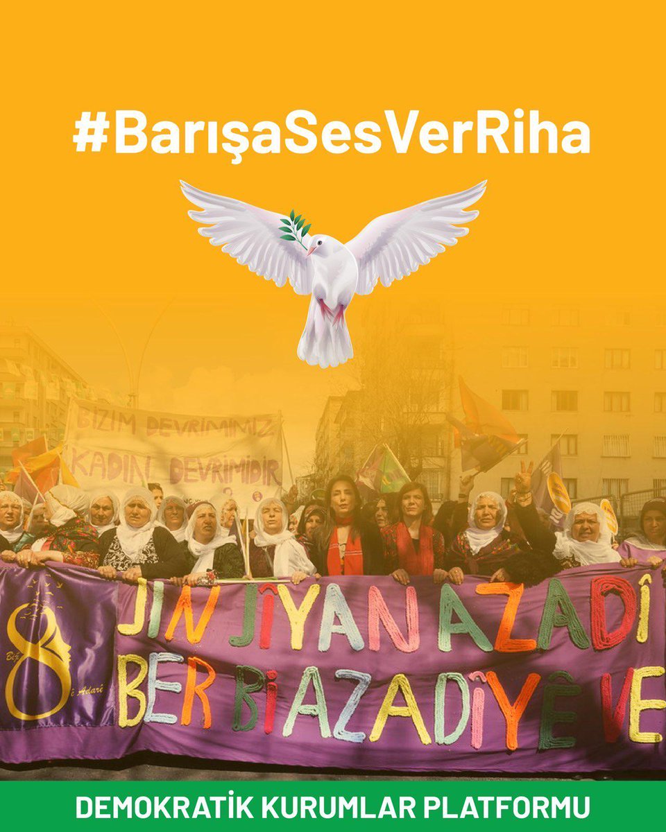 #BarışaSesVer
Riha