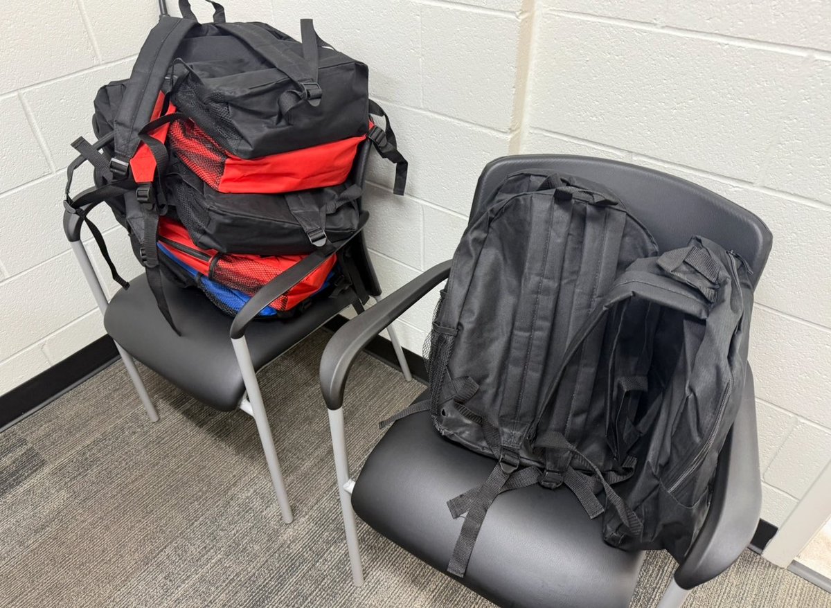McLeod_Edu's tweet photo. Thanks to my collaboration with @HenryCountyBOE Employee Support Coordinator Jeff Rader, I’ve been able to provide our @Transport_HCS bus monitors and drivers over 50 backpacks filled with school supplies for their personal children! What a blessing he is! #employeewellness https://t.co/CrWRmoUjk0