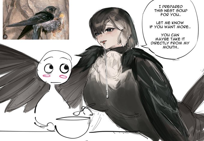 did you know some swiftlets build their nest using their saliva and they are edible? 