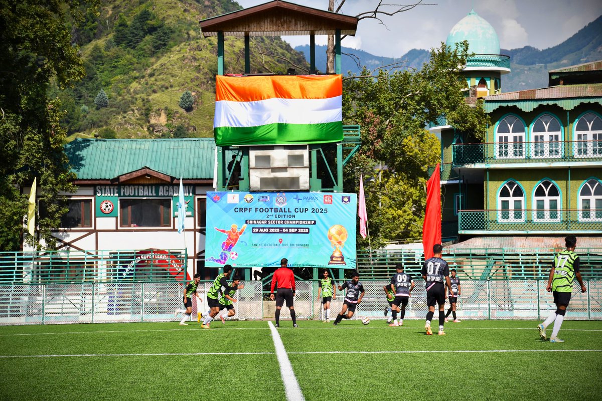 Day 2| Match 3 of 2nd Edition CRPF Football Cup 2025

Glimpses from Alpine FC Ganderbal vs Central Budgam FC at Synthetic Football Turf Srinagar today. 

#2ndEditionCRPFFootballCup2025