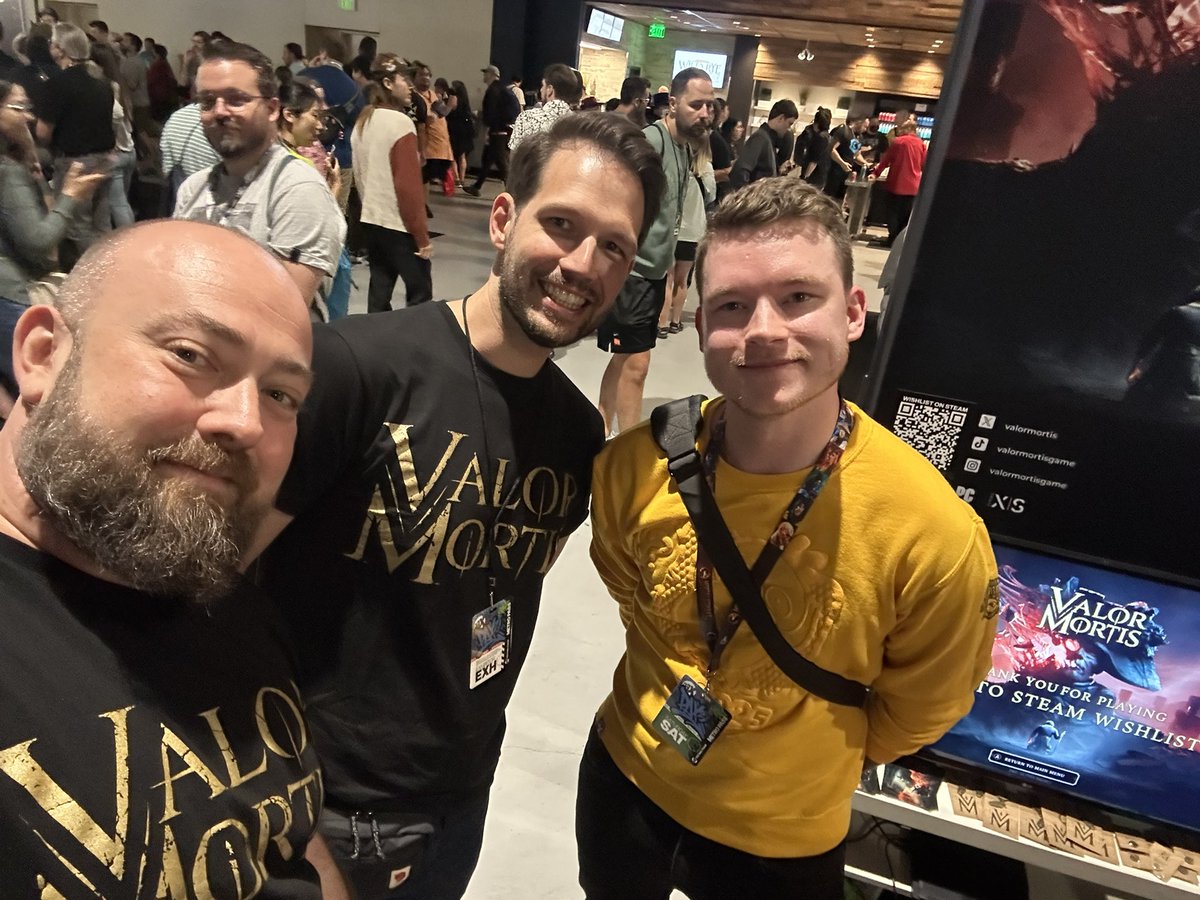 Day 2 of <a href="/pax/">PAX</a> is in a full swing. 
And this fine gentleman beat the boss, and cleared every miniboss in the demo. 
This is the first boss clear since we are here! 
Congrats!