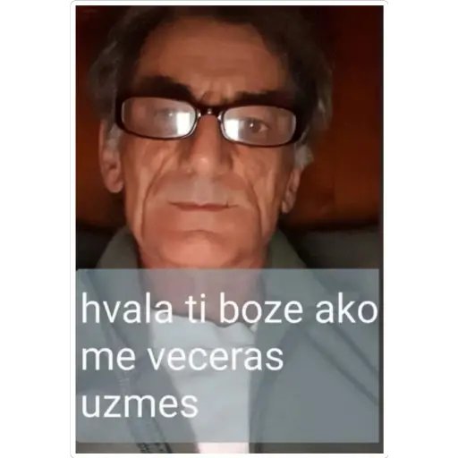 Спрема фармако,
Питам је, како си?
Шаље: