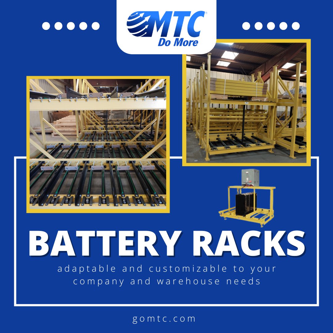 mtcdomore's tweet image. When it comes to battery storage, strength isn’t optional…it’s essential. #MTC #batteryracks are engineered to handle the weight, withstand the wear, and optimize every inch of your workspace.
#BatteryHandling #MTCBuilt #BatteryStorage #MTCDoMore #MTC #GoMTC #BatteryRacks