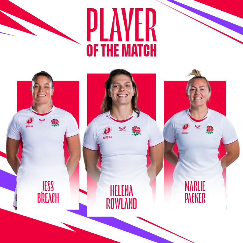 RedRosesRugby's tweet photo. 14 tries and a record Rugby World Cup win for the #RedRoses
Which player caught your eye in Northampton?
Vote now 👇
#RWC2025 | #ENGvSAM