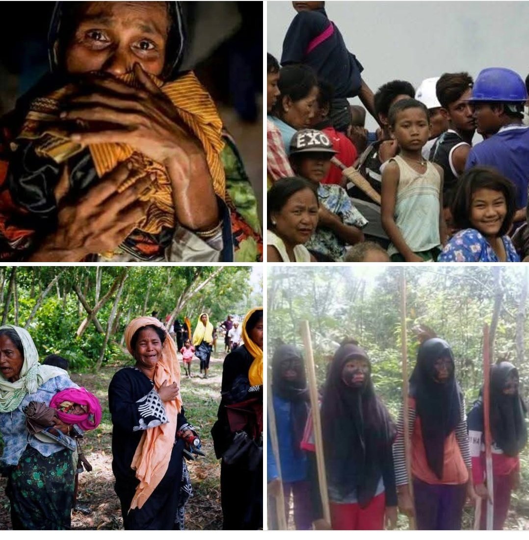 #بورما
وصمة عار لكل مسلم يتجاهل معناة هذا الشعب ولا يكون إعلامه ونشر ما يحصل ضد مسلمي هذا المكان المسلمين 
في #بورما يُحرقون ويُعذبون ونسائهم تُغتصب ..
لا أريد منك سوى مشاركة الصورة لنقف معهم وننشر معاناتهم .. #كن_انت الأعلام البديل