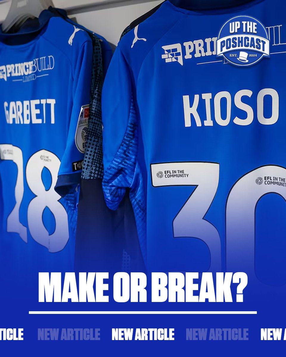 UpThePoshcast (@uptheposhcast) on Twitter photo 🚨 NEW ARTICLE
⚠️ This is not pleasant reading from <a href="/ChazMcPosh/">Charlie Mclellan</a>
😔 Are we doomed already?
🤔 Is there any way this can be fixed?
‼️Two days remain to save the season
🔗: uptheposhcast.com/post/two-days-…
#pufc #UpThePoshcast 🚨 NEW ARTICLE
⚠️ This is not pleasant reading from <a href="/ChazMcPosh/">Charlie Mclellan</a>
😔 Are we doomed already?
🤔 Is there any way this can be fixed?
‼️Two days remain to save the season
🔗: uptheposhcast.com/post/two-days-…
#pufc #UpThePoshcast