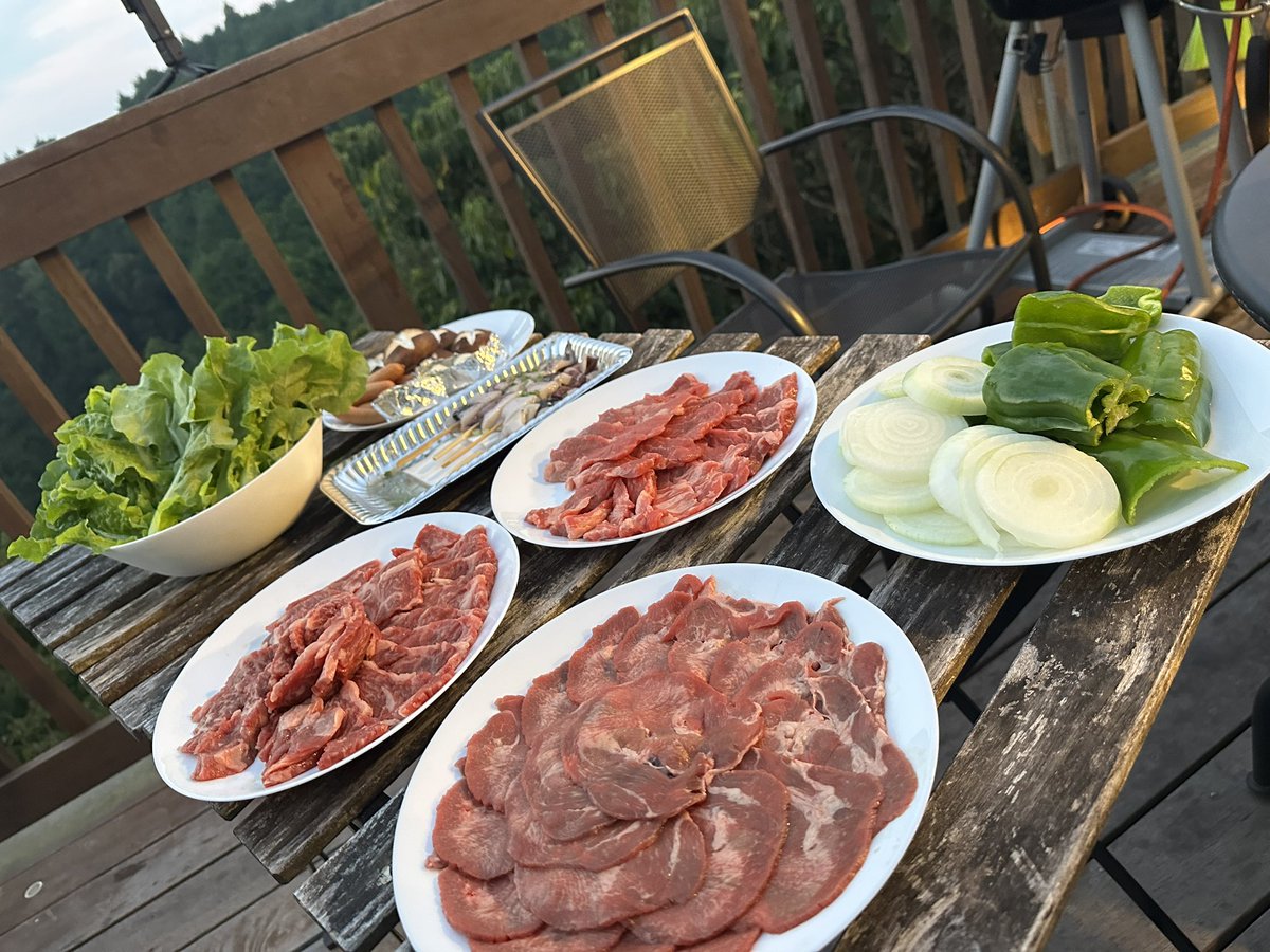 バーベキューで白州12年持ってったら、好評でした🥃🥩