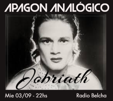 Fabri210 (@fabrizio_50714) on Twitter photo Este miércoles a las 22hs en el Programa N° 172 de Apagón Analógico por <a href="/RadioBelcha/">Radio Belcha</a> repasaremos la trayectoria de un músico adelantado a su tiempo: Jobriath.
Además, <a href="/avecesviajouy/">A veces viajo</a> llega con su Apagón Viajero y cerramos, como siempre, con Un Disco en Tres Canciones. Este miércoles a las 22hs en el Programa N° 172 de Apagón Analógico por <a href="/RadioBelcha/">Radio Belcha</a> repasaremos la trayectoria de un músico adelantado a su tiempo: Jobriath.
Además, <a href="/avecesviajouy/">A veces viajo</a> llega con su Apagón Viajero y cerramos, como siempre, con Un Disco en Tres Canciones.