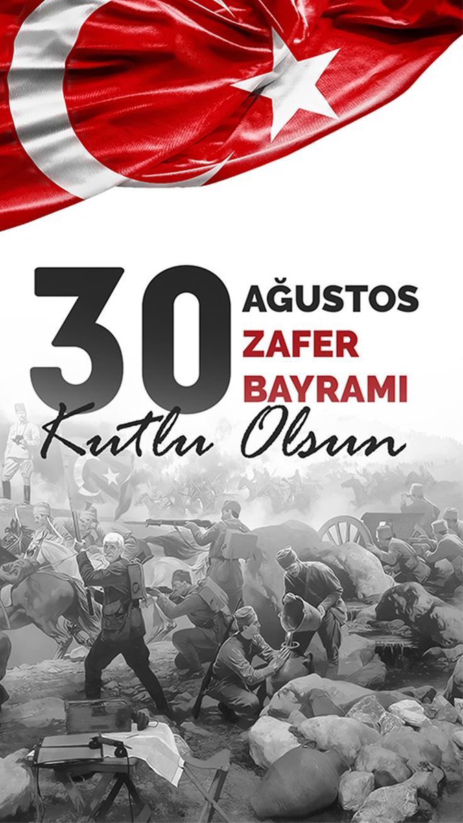 Büyük zaferin 103. yılında Atatürk ve silah arkadaşlarını rahmetle anıyoruz. Bayramımız kutlu olsun!

#ZaferBayramı