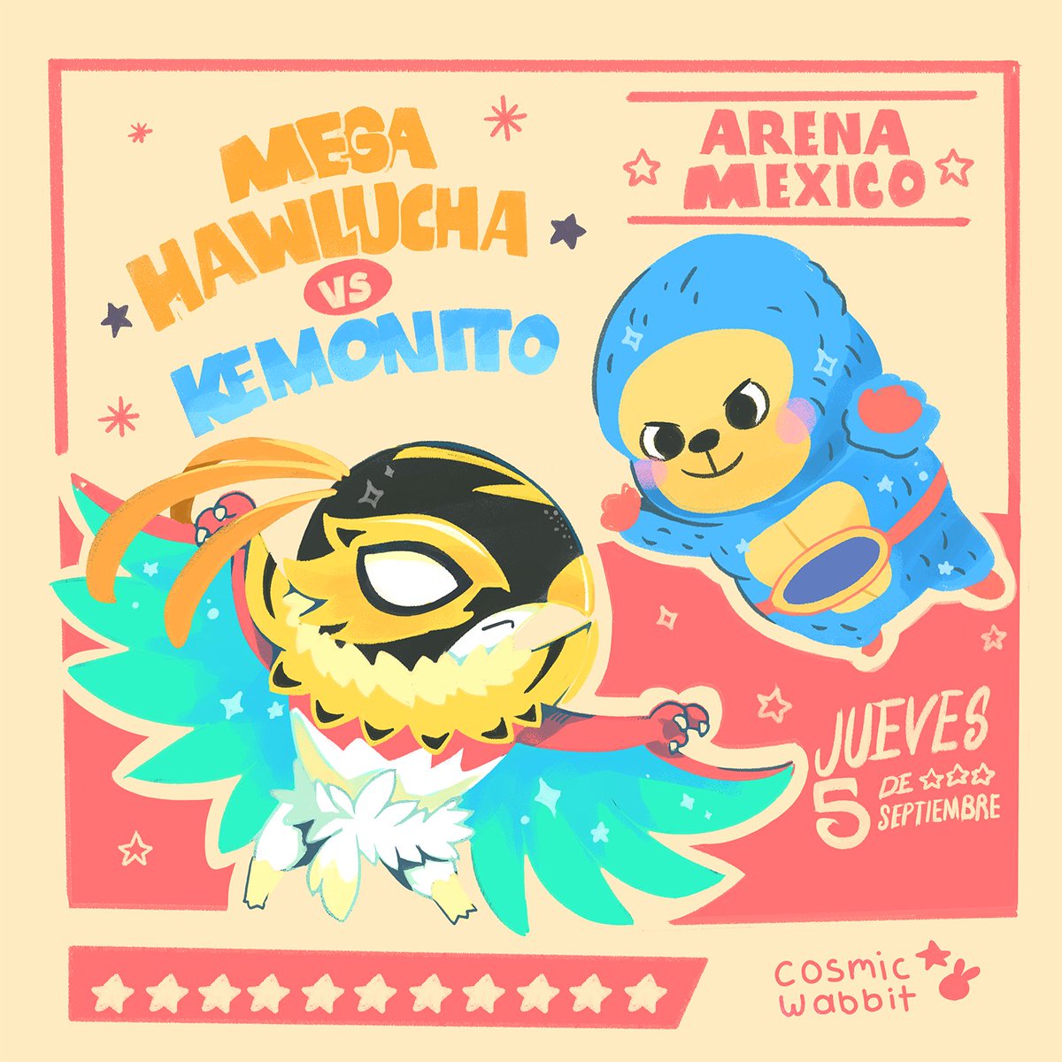 Expectativas para el evento de Pokémon en CDMX
Amé el diseño de Mega Hawlucha ✨