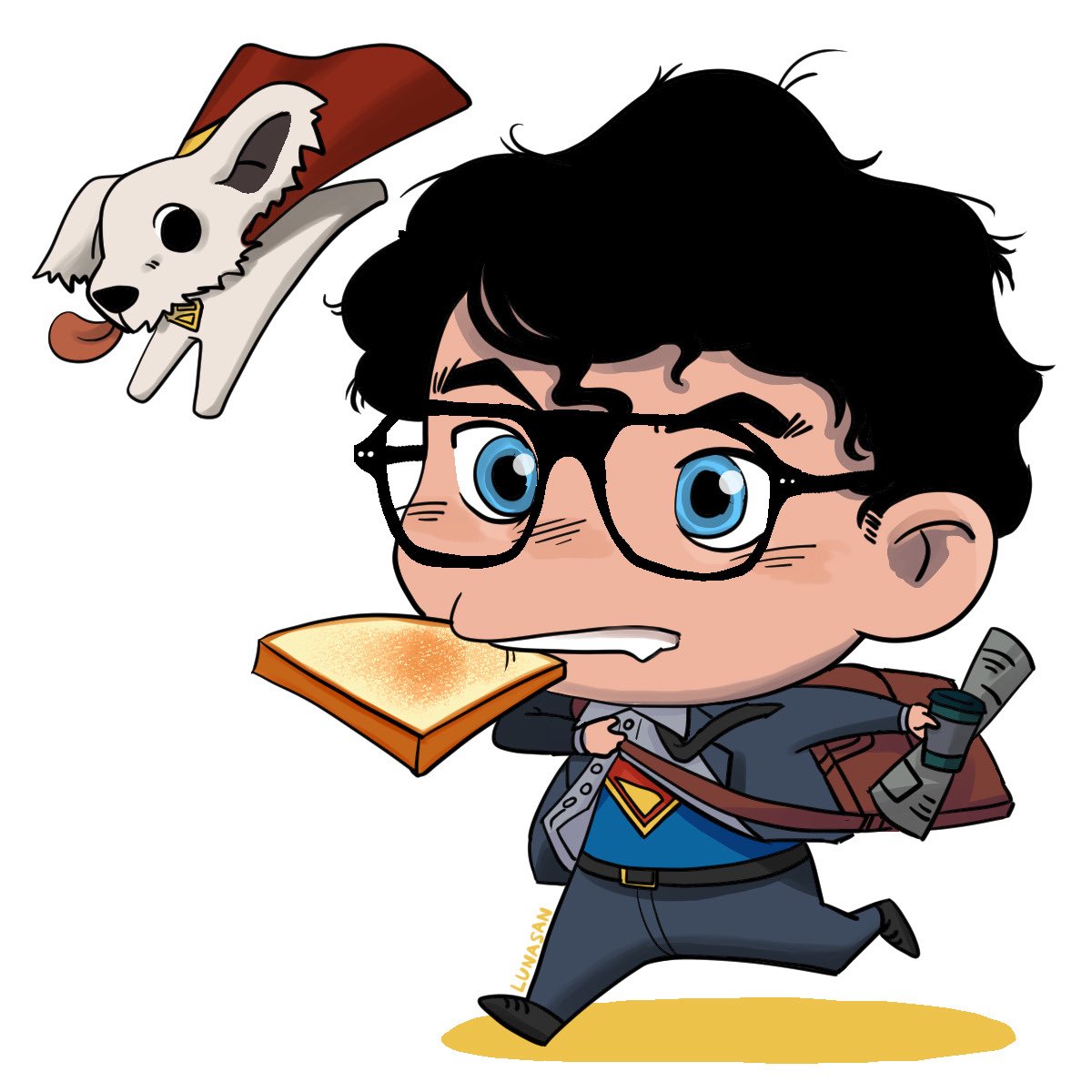 Late to work
#Superman #ClarkKent #Superman2025 #SupermanMovie #krypto