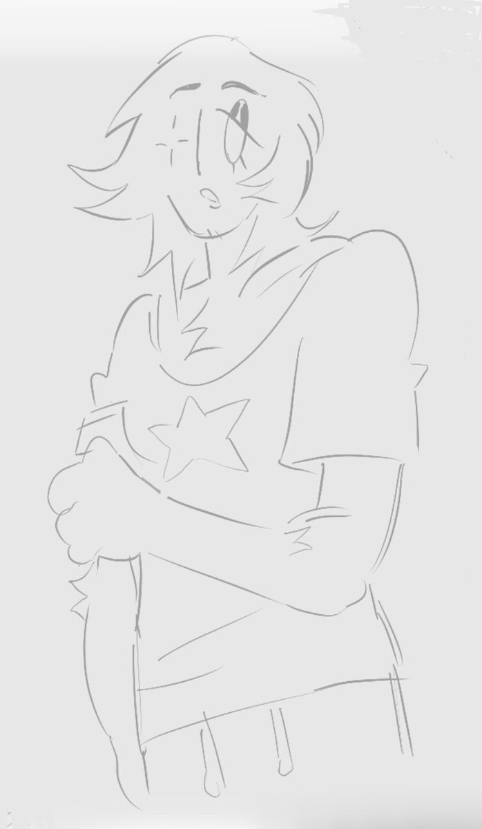 paintedhen's tweet image. humanoid ghosty mett doodle