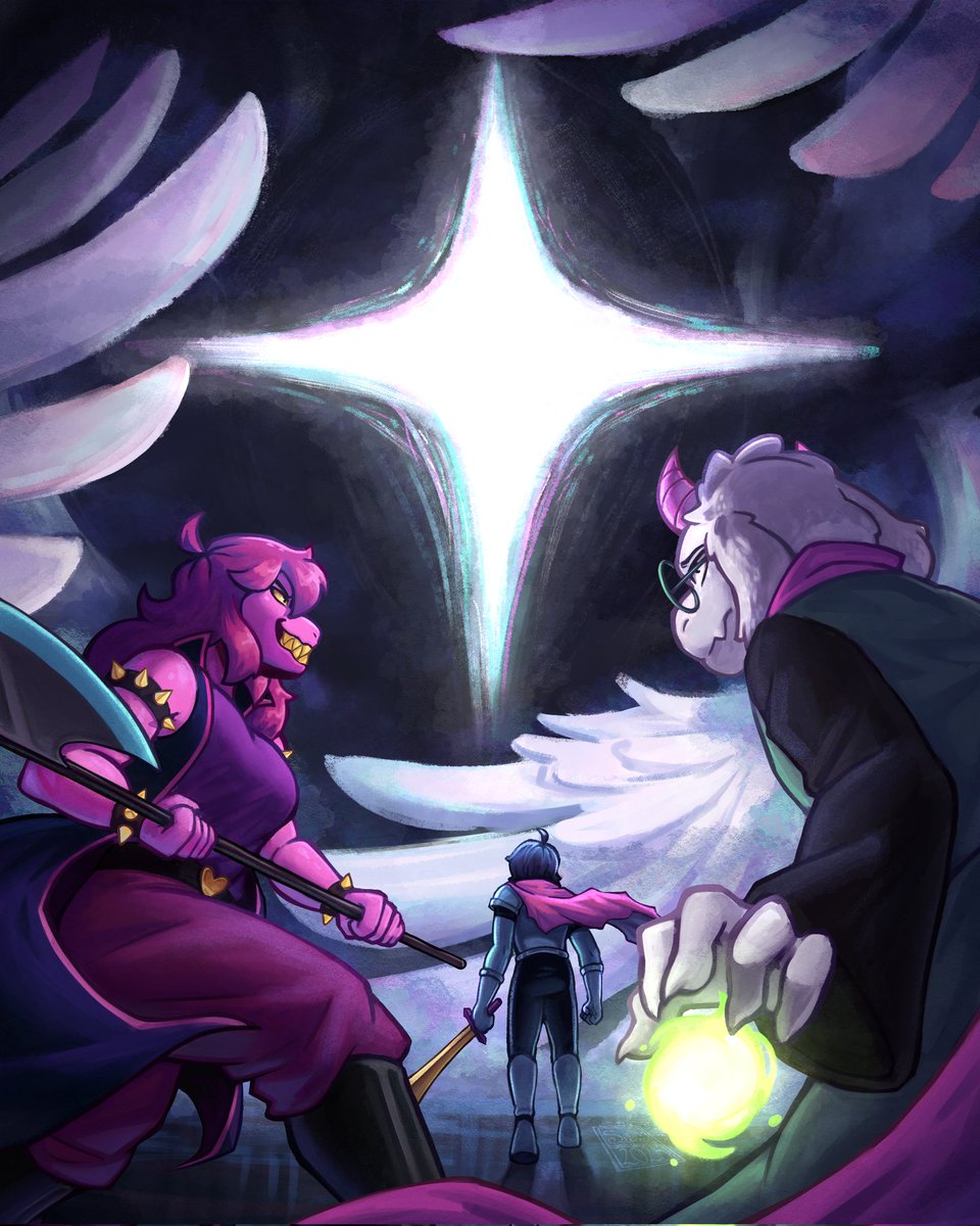 Darkness constricts you...
Commission 
#DELTARUNE #fanart