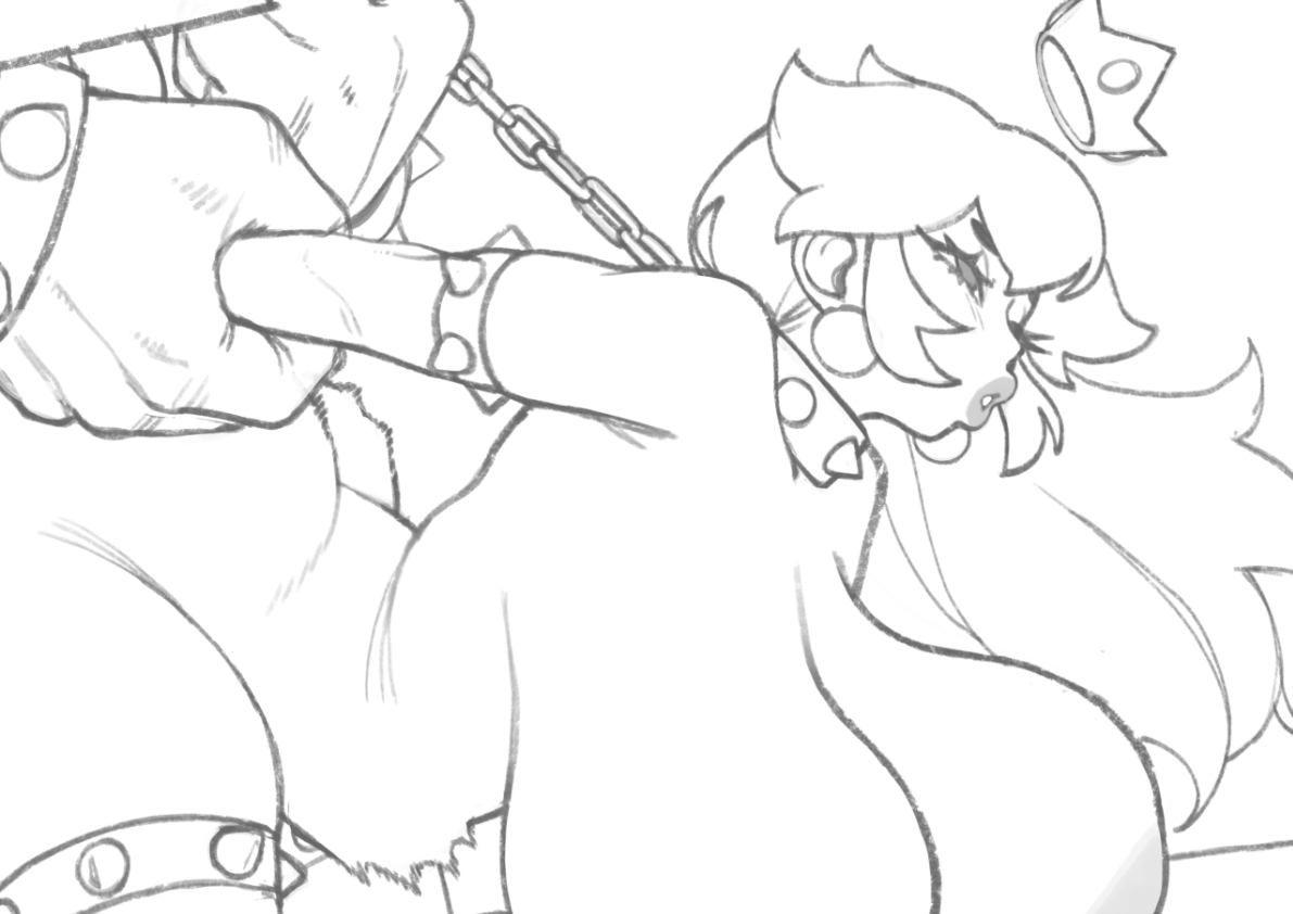 One more Peach before the month ends 😌 (mega-mushroom fun this time)