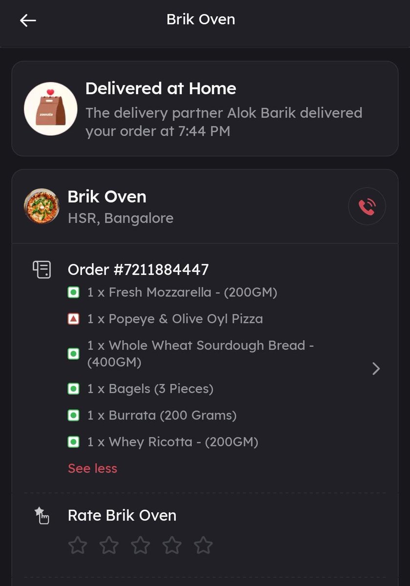 VJ_Cfc94's tweet photo. @zomatocare @zomato 

Spoiled product was delivered and zomato asks to contact the restaurant. If that was the case, why are you delivering the item ? There is no accountability what so ever. Poor and disappointing service. https://t.co/yCXyNlTmfO