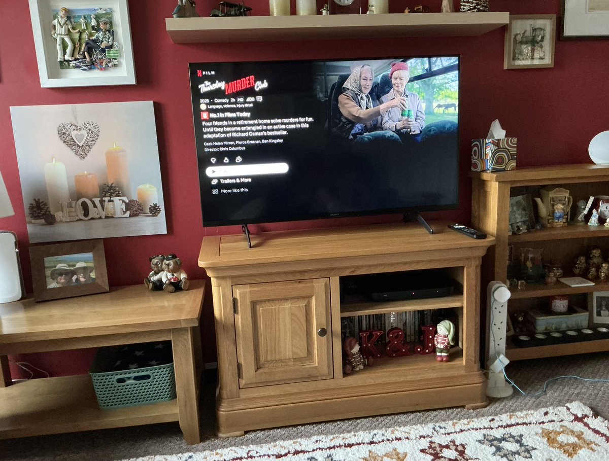 M &amp; S Chinese food 🍱 🥢 AND The Thursday Murder Club 📺🎥🎞️ this isn’t just any old Saturday evening … this is our Saturday evening 🤩 #TheThursdayMurderClub <a href="/netflix/">Netflix</a> <a href="/richardosman/">Richard Osman</a>