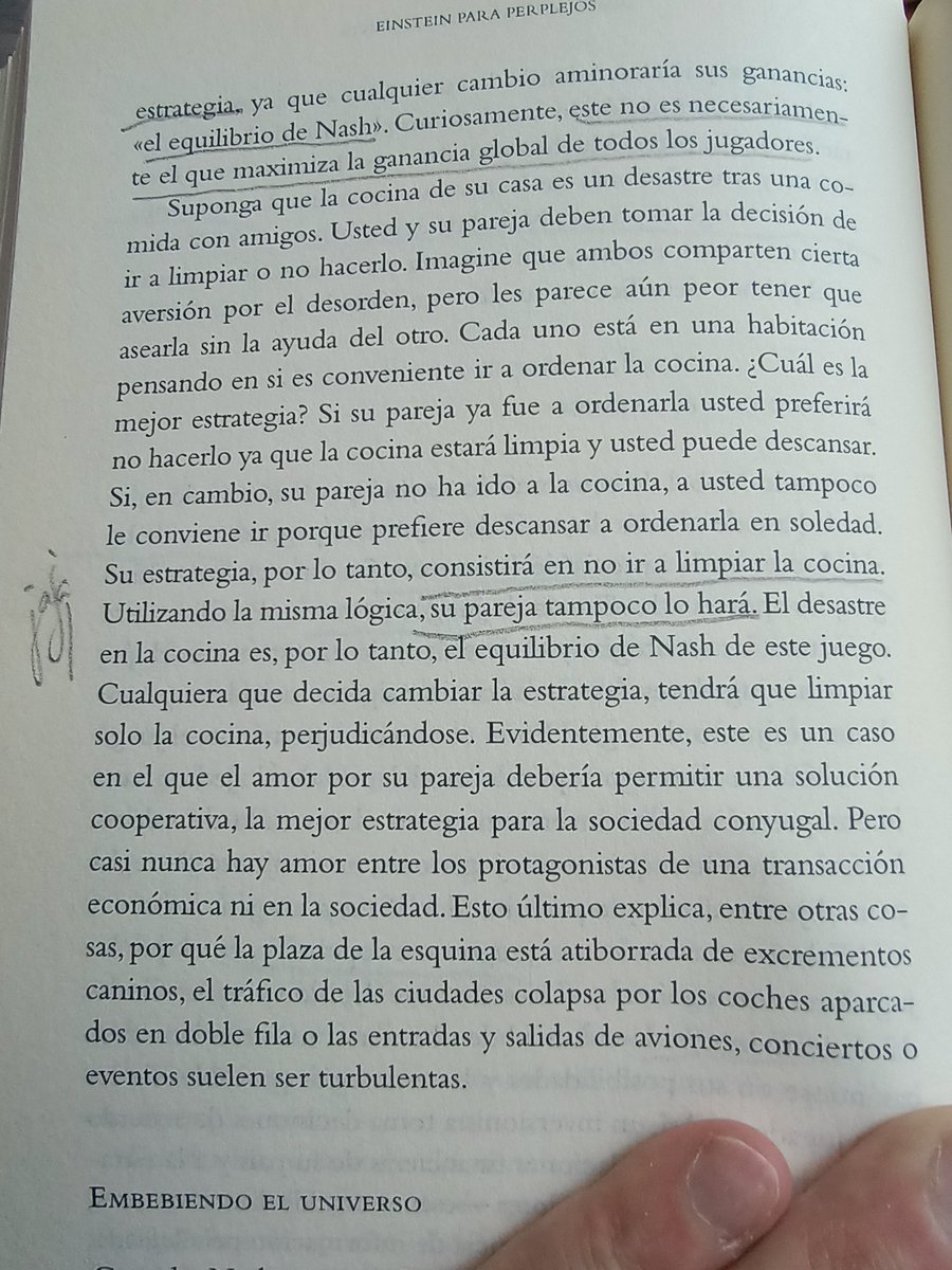 El equilibrio de Nash en la cuestión de limpiar la cocina después de una reunión de amigos 👇