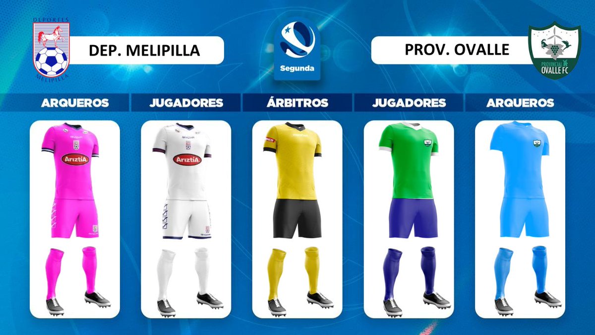 CampeonatoCL's tweet image. 👕🩳🧦 Revisa el #DressCode de la #Fecha19 de la #LigaSegundaDivisión🏆