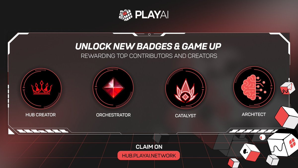 monothiez 🐳 (@monothiez) on Twitter photo I will start supporting my PlayAI community content..
Who's next?
For those who are creating content for <a href="/playAInetwork/">Play AI 🎲🎮</a>, don't forget that within discord you can get 4 roles
⬡ Orchestrator: "Granted to members making real contributions in chat."
⬡ Hub Creator: "Create I will start supporting my PlayAI community content..
Who's next?
For those who are creating content for <a href="/playAInetwork/">Play AI 🎲🎮</a>, don't forget that within discord you can get 4 roles
⬡ Orchestrator: "Granted to members making real contributions in chat."
⬡ Hub Creator: "Create