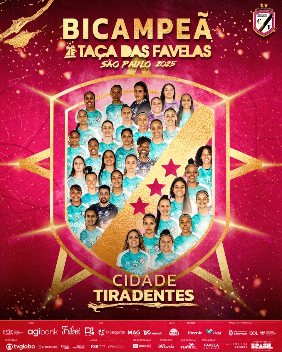 JÁ PODE SOLTAR O GRITO CIDADETIRADENTES!
É CAMPEÃOOOOOO, É BI CAMPEÃOO!!