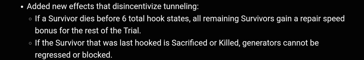 OzzyTomTTV's tweet photo. Only thing that in my opinion isnt needed in the upcoming update. With the new anti tunnel and anti slug changes if you end up being the survivor that dies this early thats on you and you need to improve. https://t.co/Qj7nQ8qHc0