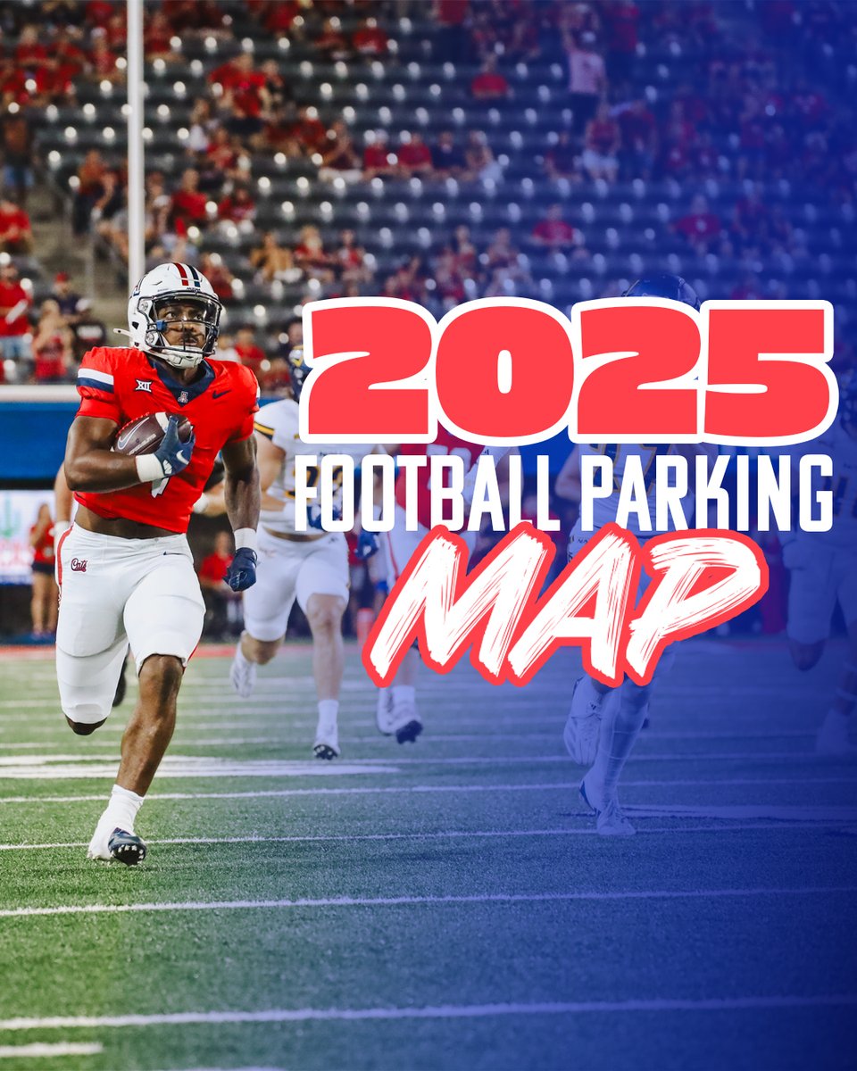 🚗➡️🏟️ Heading to Arizona Stadium this weekend? 

Don’t forget to review the 2025 Football Parking Map so game day is smooth from start to finish. 

Click the link for more information. 
bit.ly/4mZ6QDU