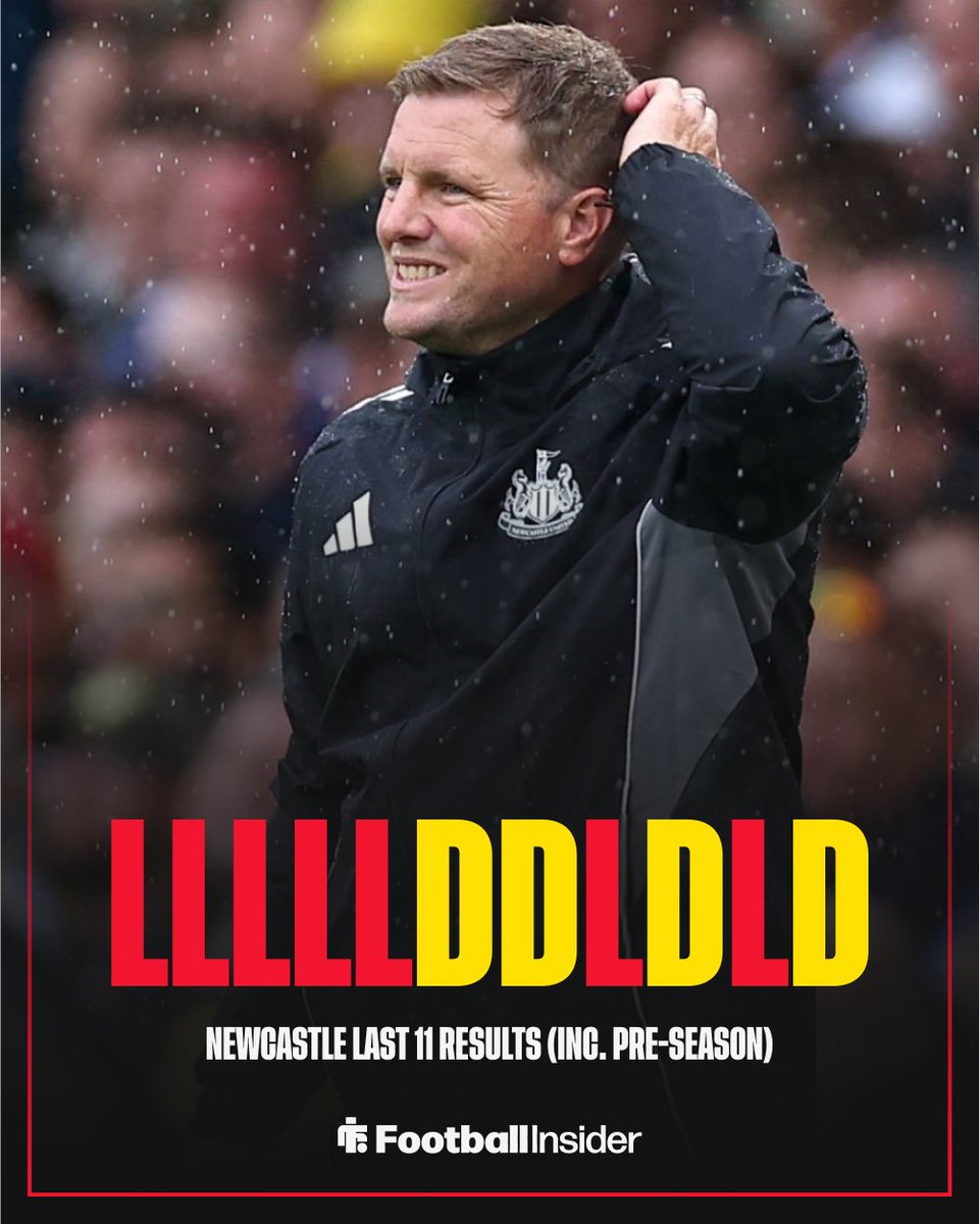 footyinsider247's tweet image. 📉 Newcastle are winless in their last 𝟭𝟭 fixtures.