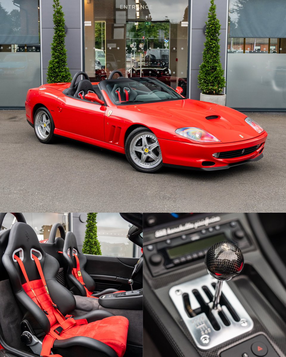 Often overlooked by collectors, the 550 Barchetta is one of the most undervalued limited edition Ferraris. Just 448 cars were built, each individually numbered, and it’s the very last front-engined V12 Ferrari designed as a true roadster. #550Barchetta