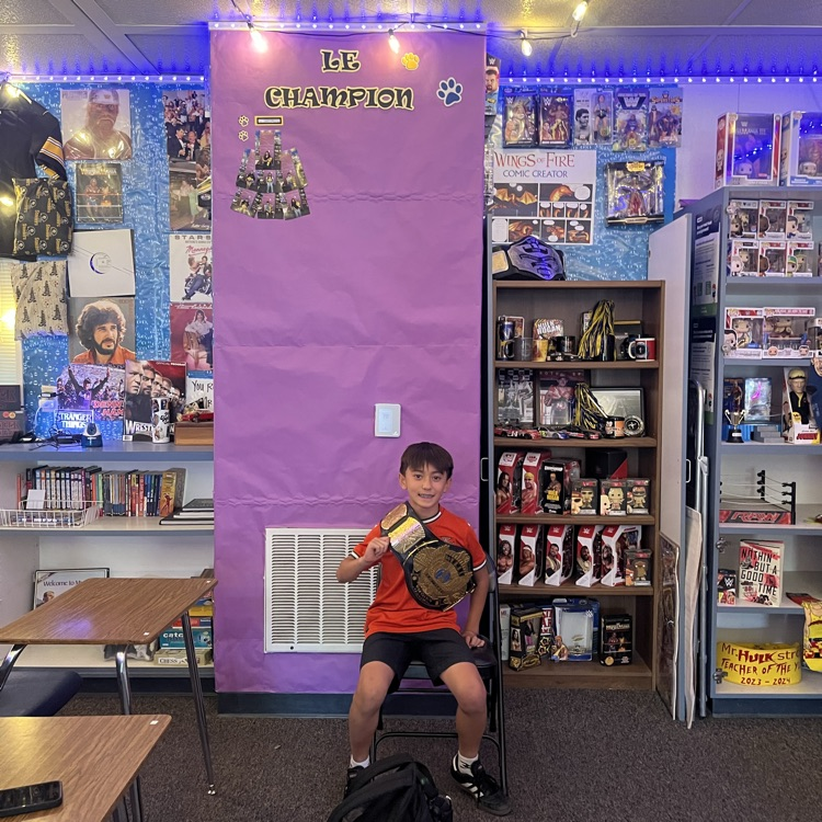 Mr. Hulstrom's Le Champions! Congratulations Bobcats! #ehmsbobcats