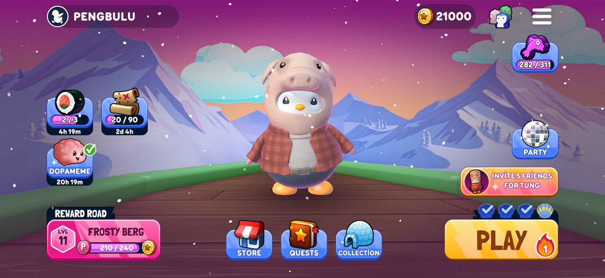 It's time to start this ADORABLE GAME!! 🩷🐧🐧
you can download play store and App store 
<a href="/pudgypenguins/">Pudgy Penguins</a>
 <a href="/PlayPudgyParty/">Pudgy Party</a> <a href="/LucaNetz/">Luca Netz 🐧✳️</a>