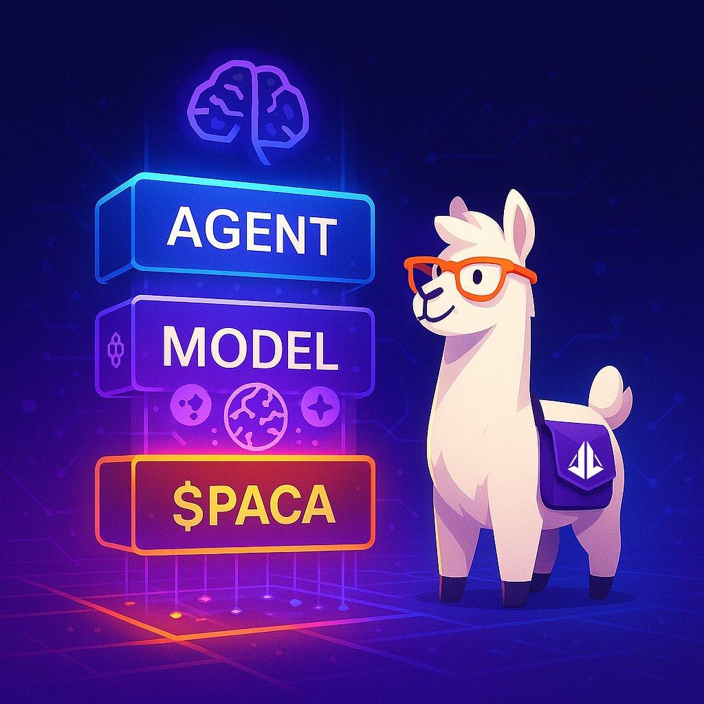 $PACA is not just a token. It powers the first decentralized AI asset layer.

MODEL tokens are AI models, tokenized and tradable, with real revenue potential.

The AGENT layer is coming next.

Web3 + AI is not a trend. It is the new internet stack.
