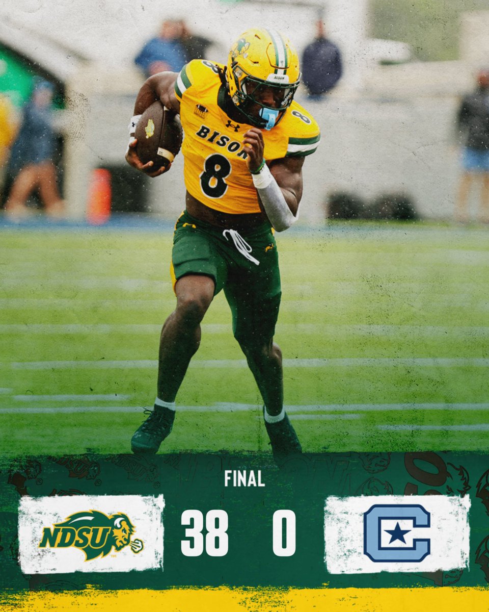The Bison are 1-0! 🤘
