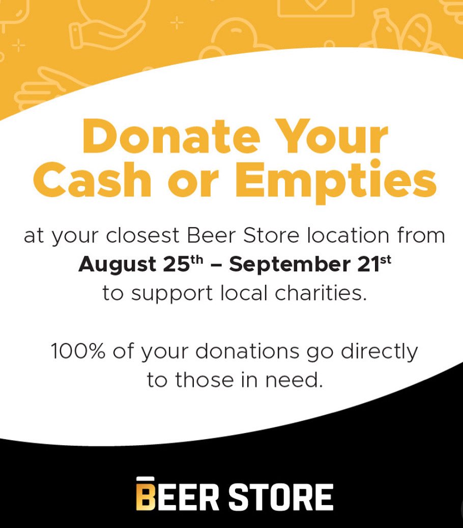 Rankin Cancer Run (@rankincancerrun) on Twitter photo Happening now! The Beer Store drive until September 21st with all proceeds going to the Rankin Run! 
We will be in person collecting empties at various stores on Sept 20th to end the bottle drive! Stay tuned for locations and please donate your empties if you can! Happening now! The Beer Store drive until September 21st with all proceeds going to the Rankin Run! 
We will be in person collecting empties at various stores on Sept 20th to end the bottle drive! Stay tuned for locations and please donate your empties if you can!