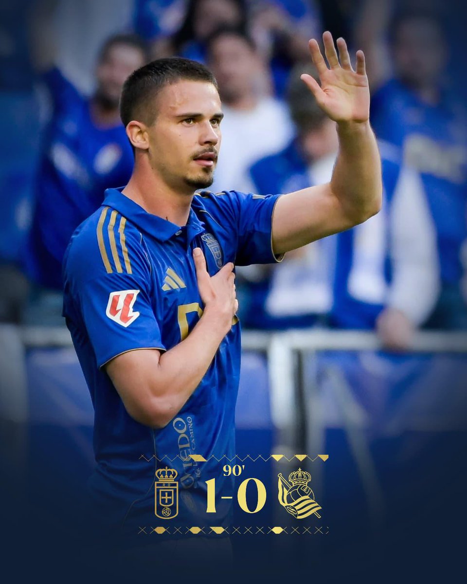⏹️ FULL-TIME at the Carlos Tartiere.

#RealOviedoRealSociedad 1-0
#VamosOviedo 
#ProudOfYou 🔵⚪