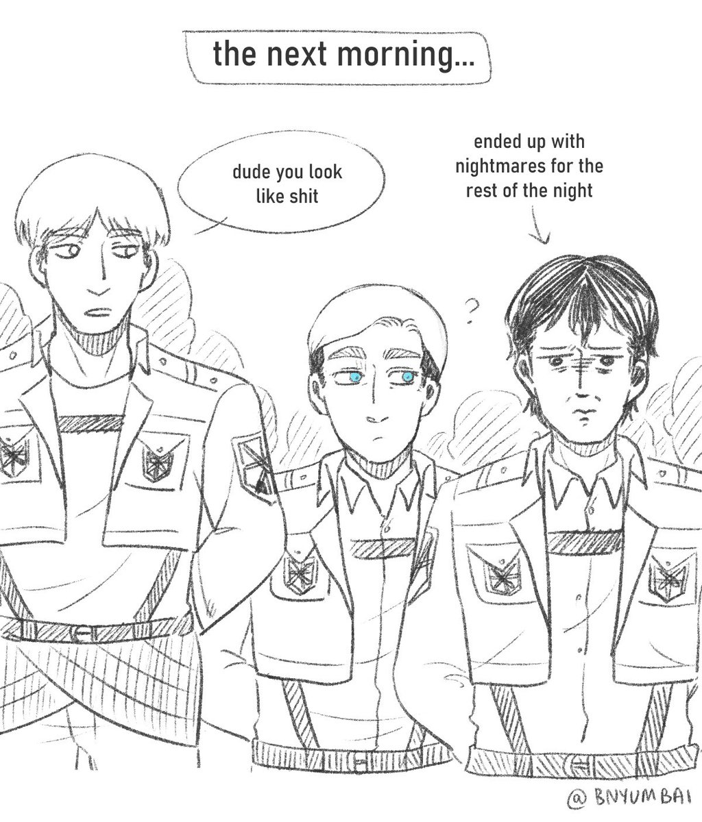 cadet days with erunile that oomf wanted to see LMAO (i was sup to post this earlier but i fell asleep 🥀) #erwinsmith