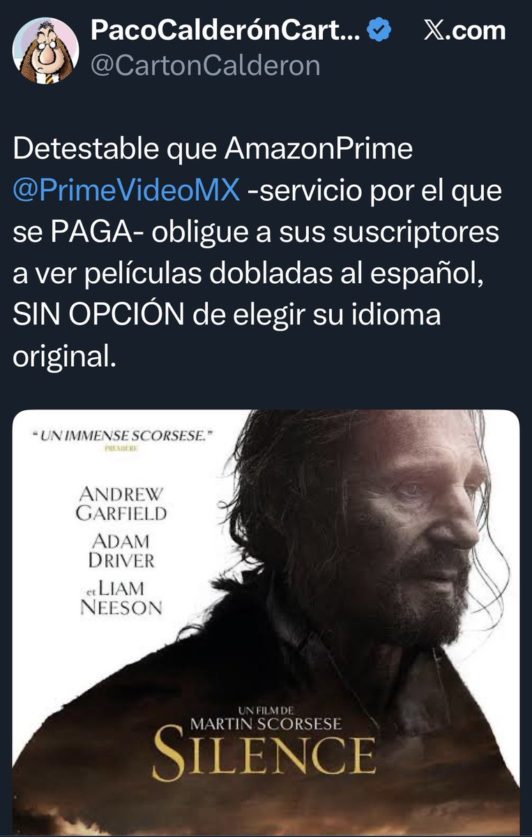 Que no la quiere doblada dice <a href="/CartonCalderon/">PacoCalderónCartones🇲🇽❤️🇺🇦❤️🇮🇱</a>. Echémosle la mano.