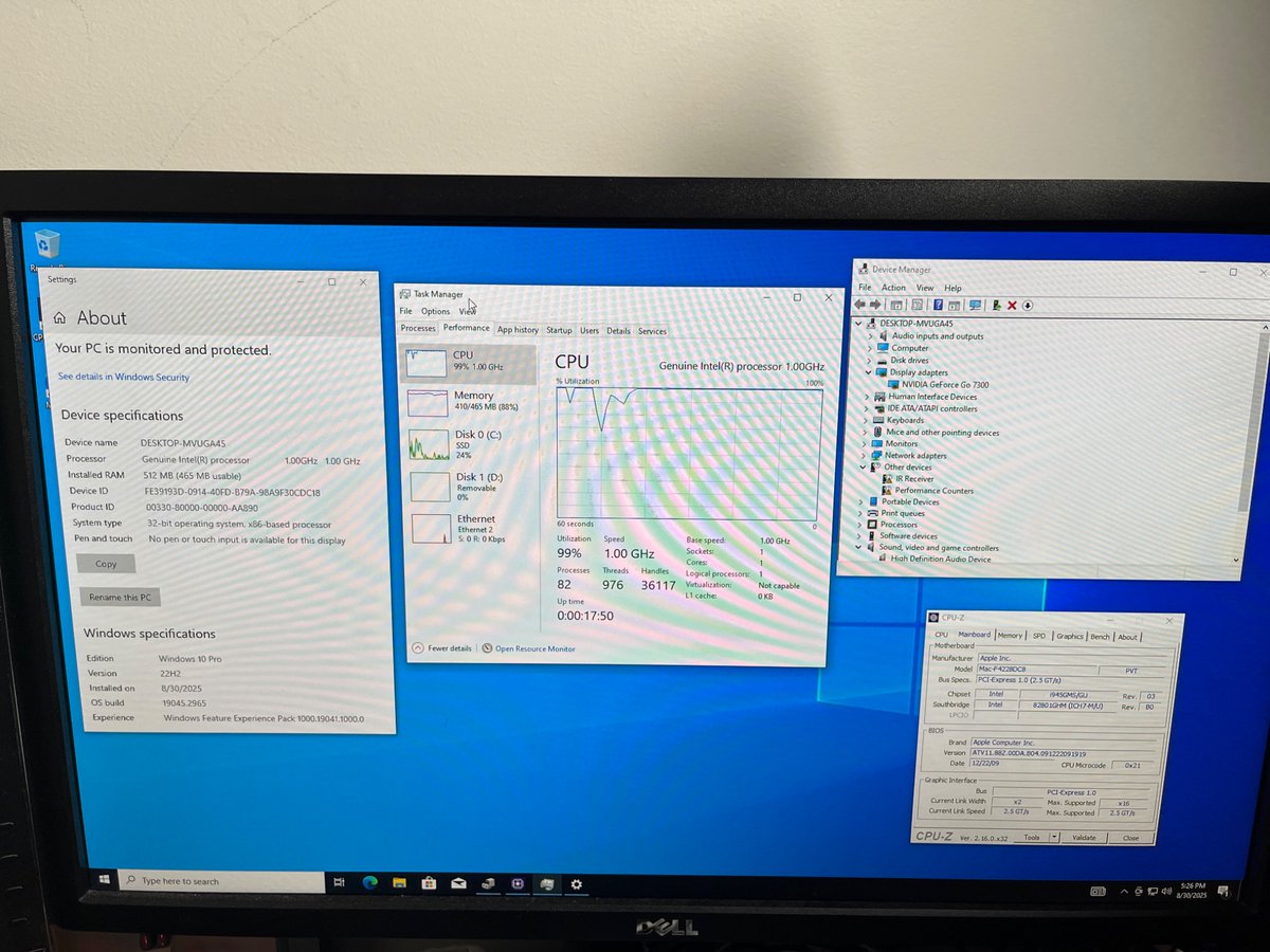 DistrosProjects's tweet image. The Apple TV has been pushed to its absolute limits. Here it is, running Windows 10.