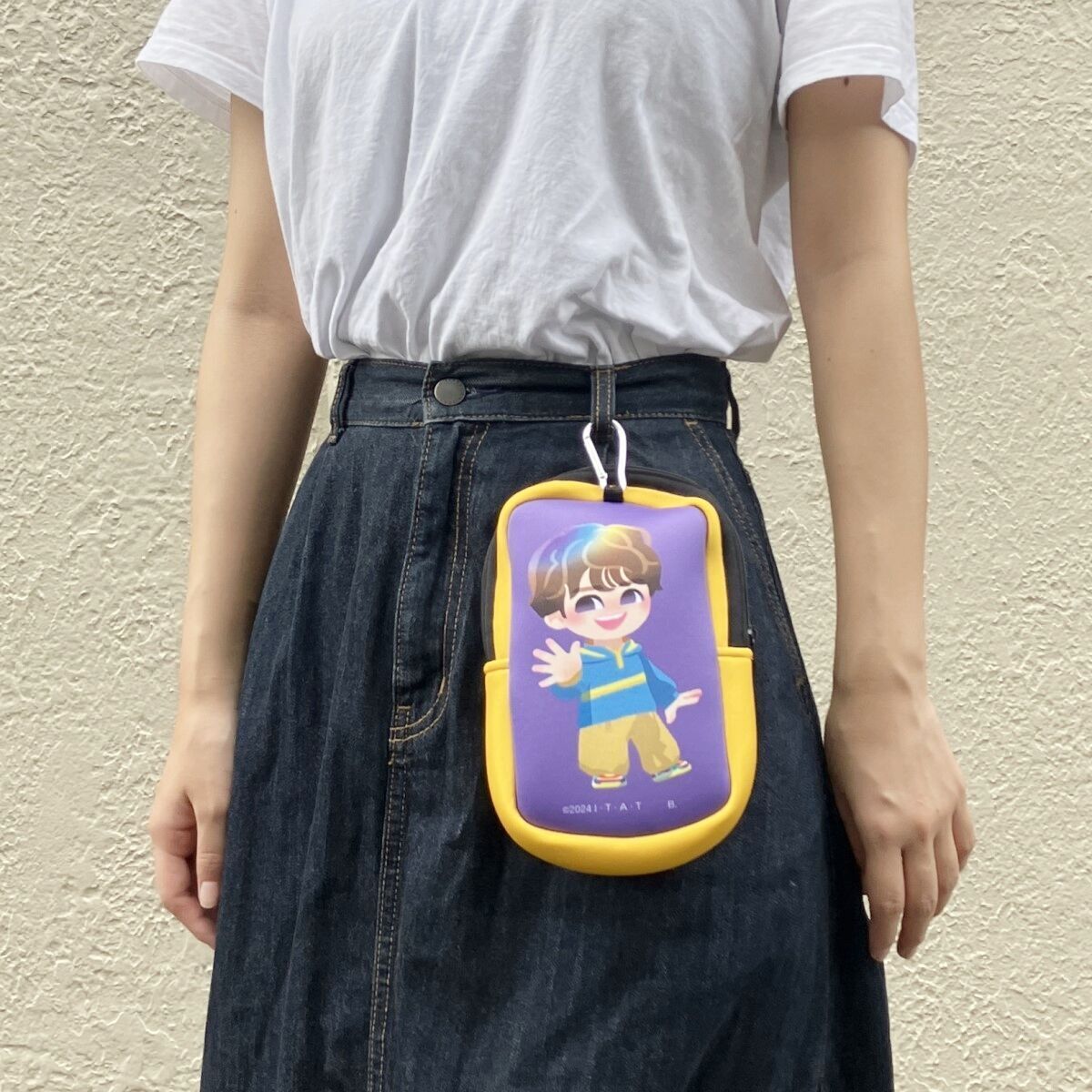 青い象の顔ポーチ 青い象の顔ポーチ 50659 ゲーム・おもちゃ・グッズ 青い象の顔ポーチ